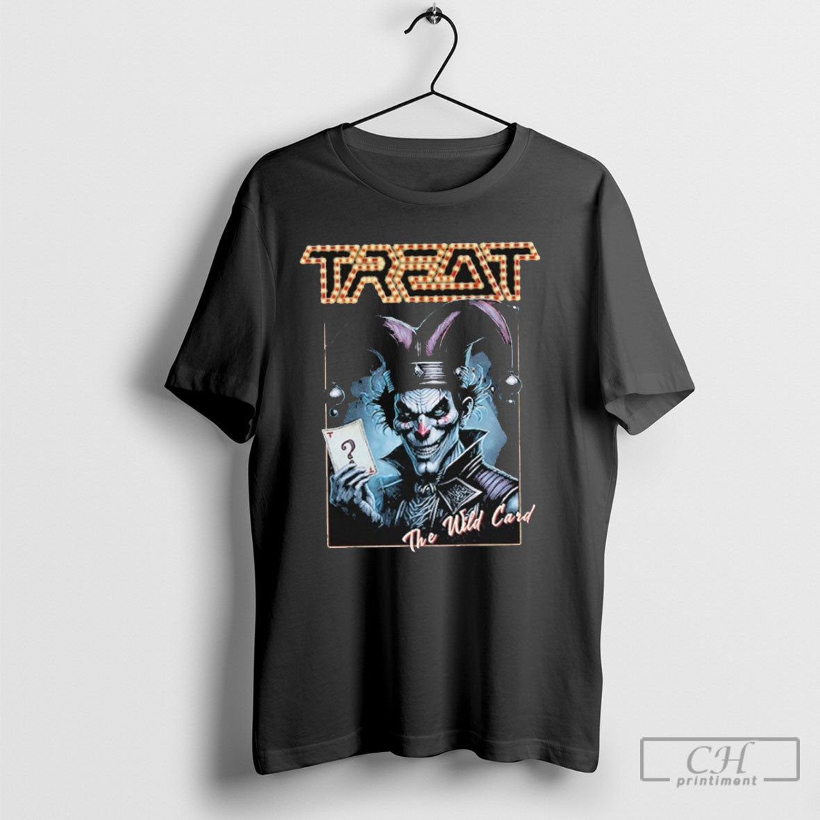 Treat Wild Card Clown Hoodie Unique Art