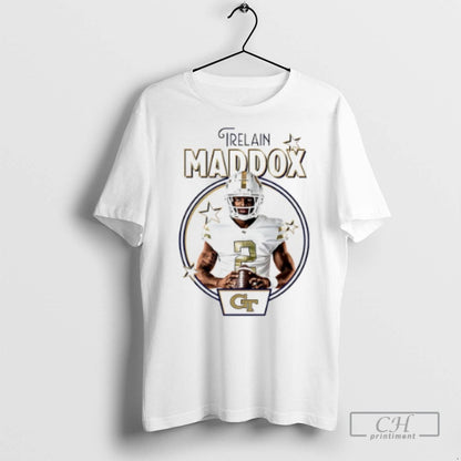 Trelain Maddox Georgia Tech Yellow Jackets Illustrated T Shirts Tank