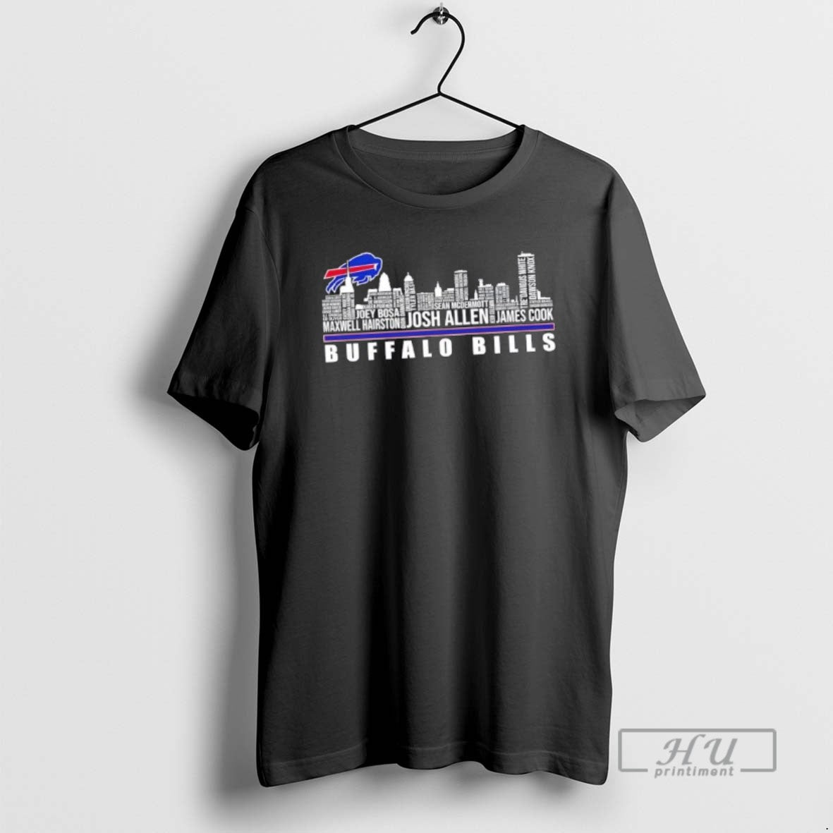 Trending 2025 Buffalo Bills Football All Names City Skyline T Shirts