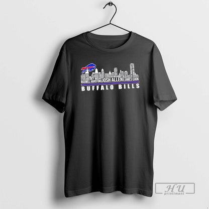 Trending 2025 Buffalo Bills Football All Names City Skyline T Shirts
