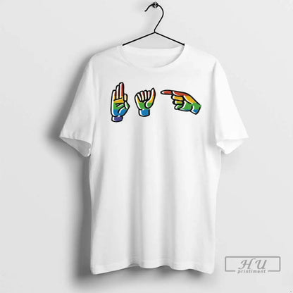 Trending Asl Fag Lgbt Flag Ornaments T Shirts Tank Top Modern Apparel