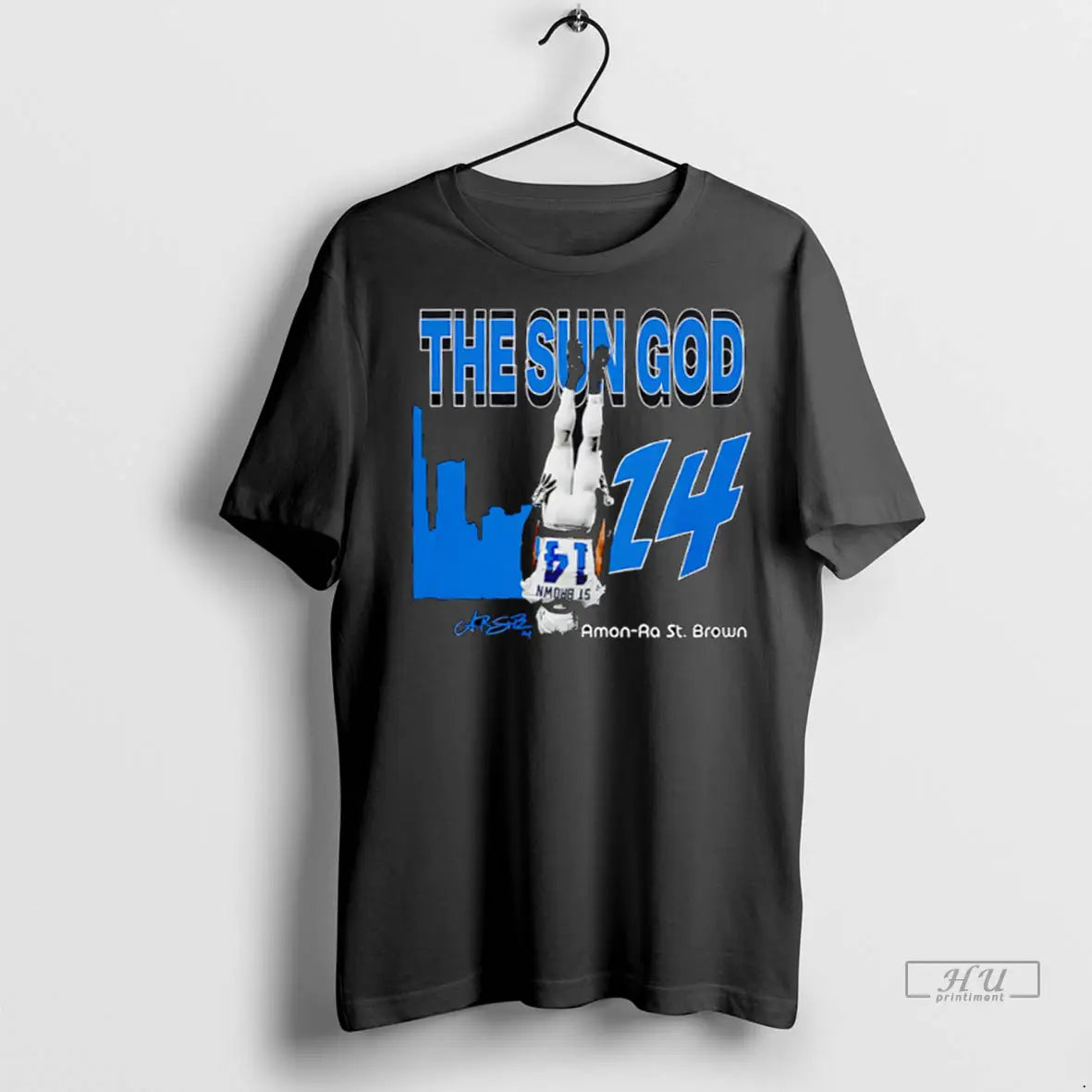 Trending Amon Ra St Brown Detroit City Headstand T Shirts Long Sleeve