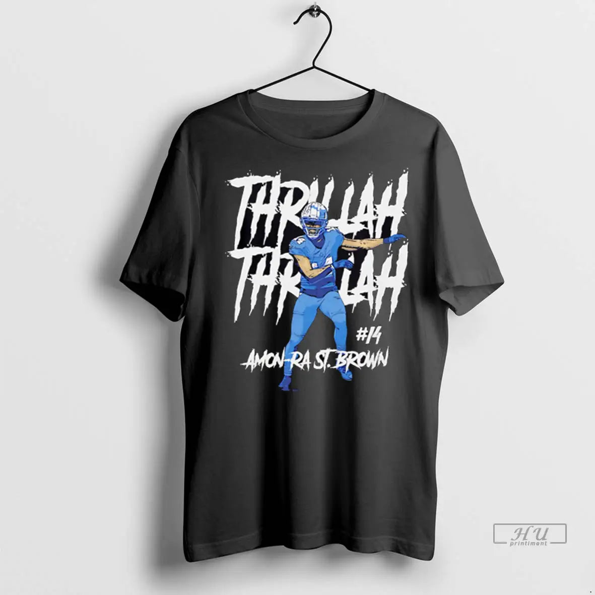 Trending Amon Ra St Brown Detroit Thrilla T Shirts Shirt Classic