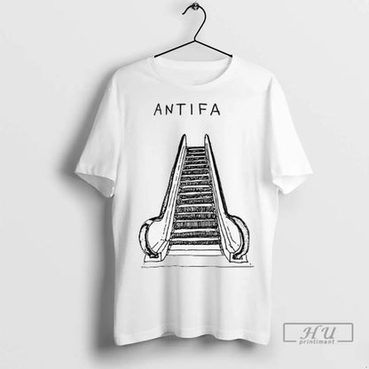 Trending Antifa Escalator Dont Tread Me T Shirts Tee Classic Apparel
