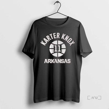 Trending Arkansas Razorbacks Basketball Karter Knox Name Number Ball