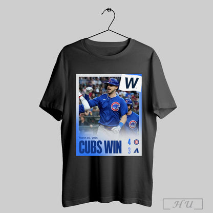 Trending Back Win Column Mlb Chicago Cubs Win 4 3 Arizona