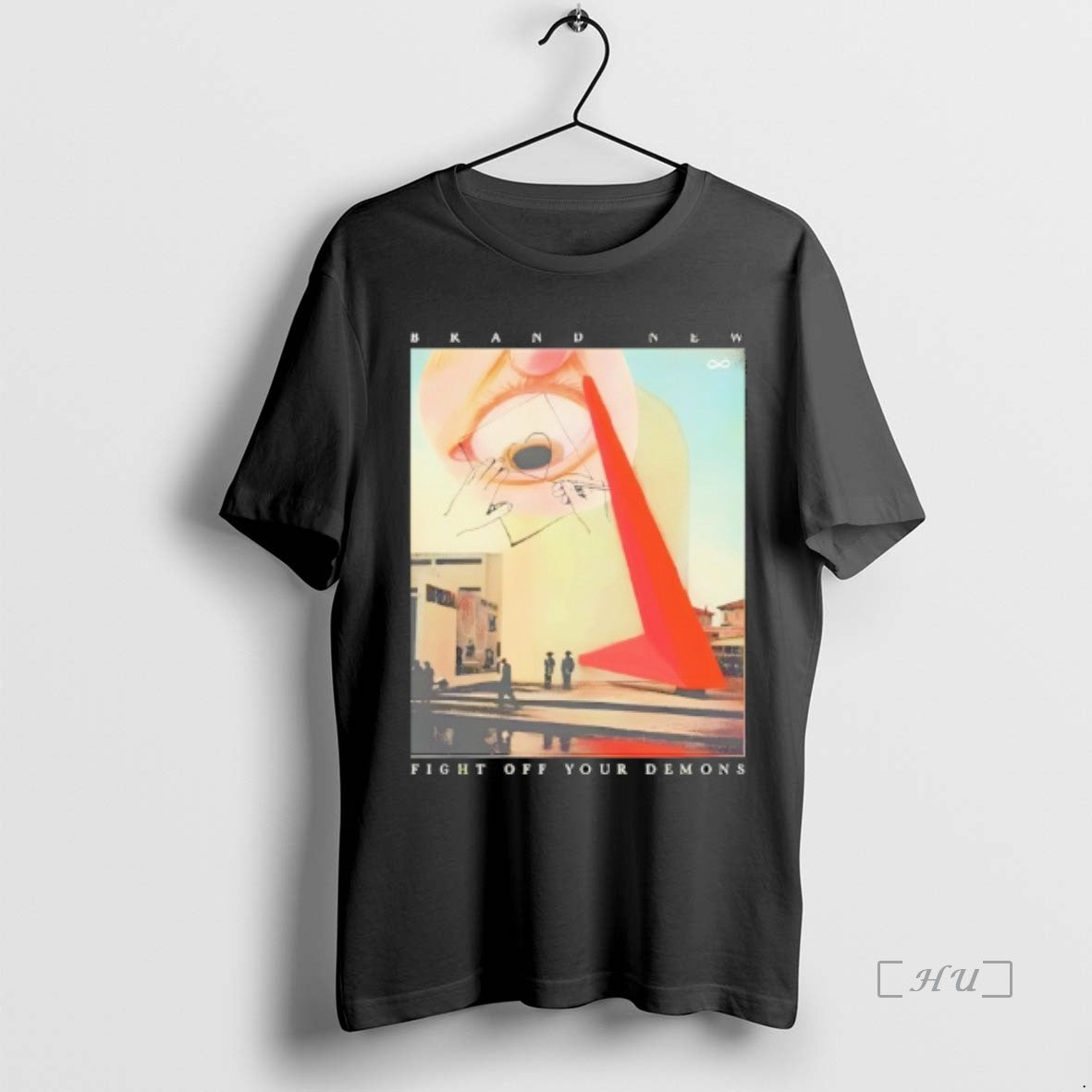 Trending Brand New Fight Off Your Demons Surreal Eye Sweatshirt