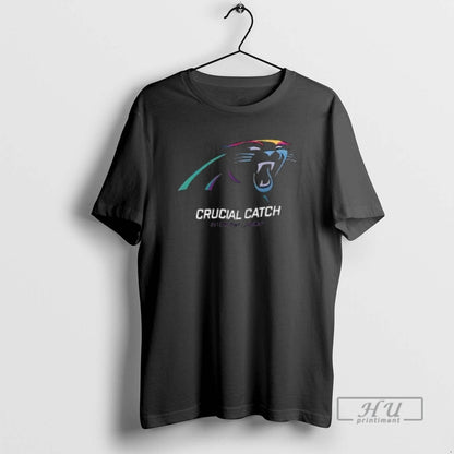 Trending Carolina Panthers Intercept Cancer Crucial Catch Two Sided T