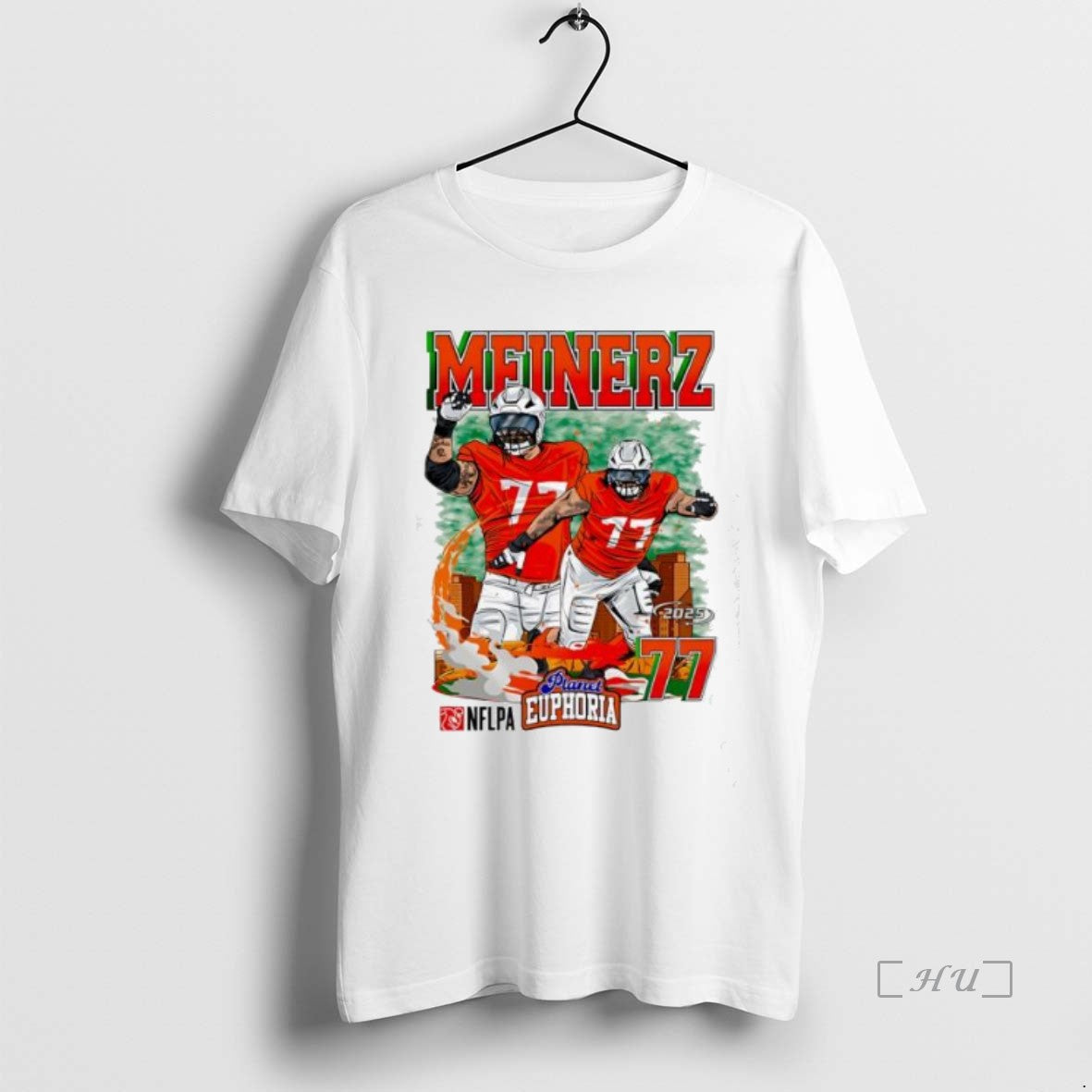 Trending Denver Broncos Quinn Meinerz Skyline TShirt Premium