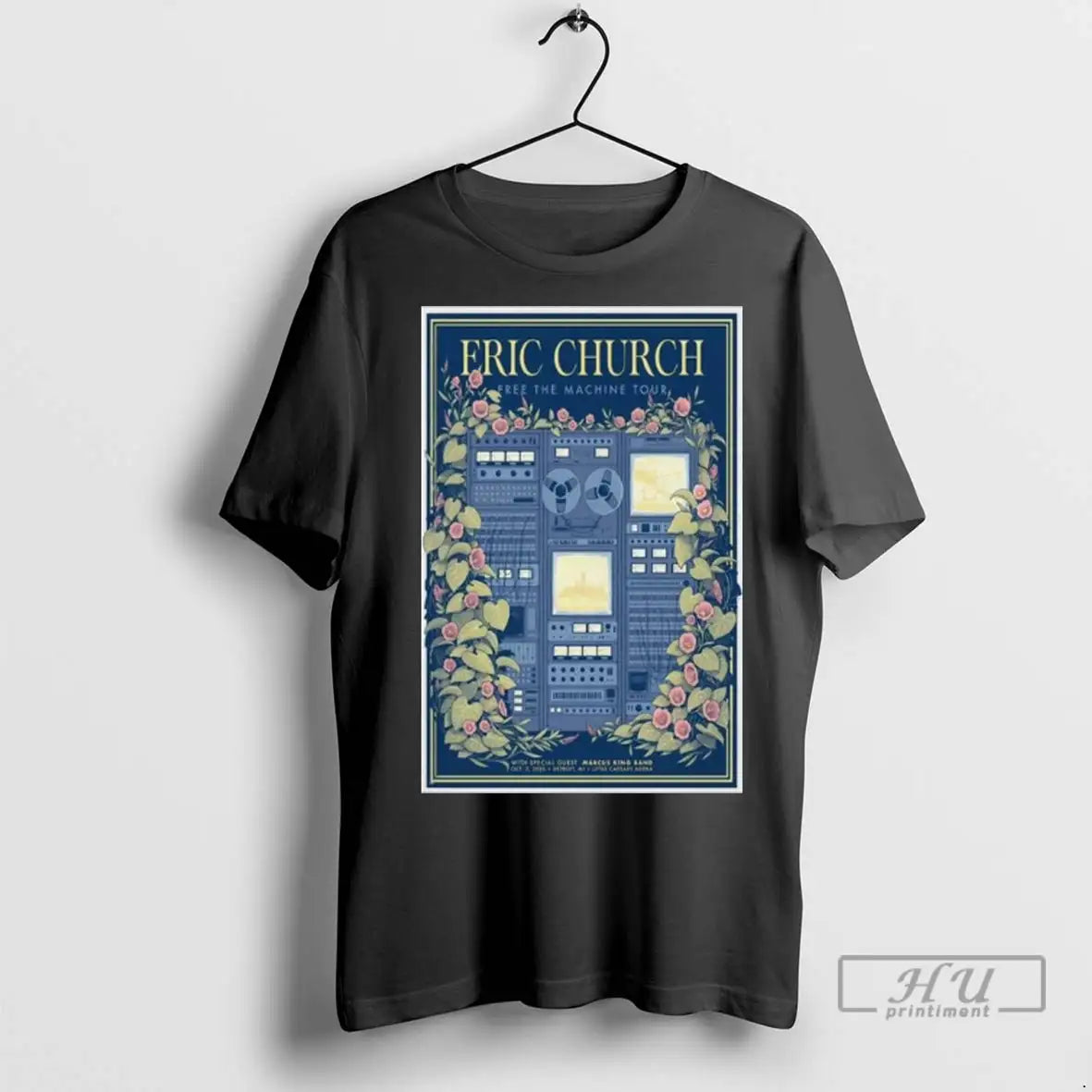 Trending Eric Church Little Caesars Arena Oct 2 2025 Long Sleve T