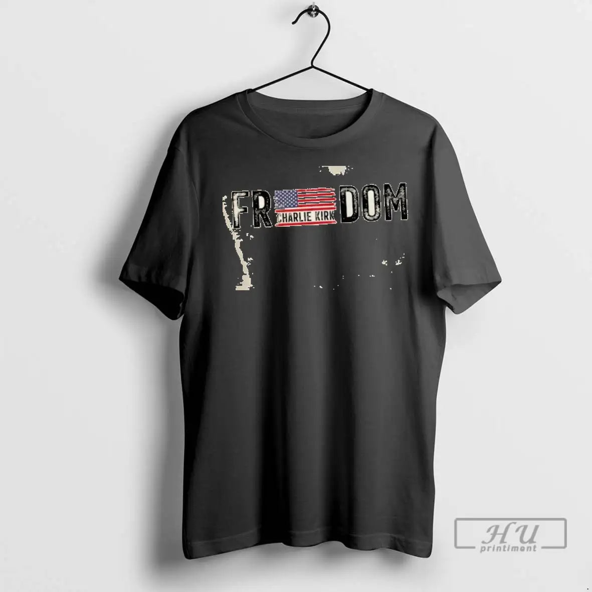 Trending Freedom Charlie Kirk Usa Flag T Shirts TShirt Vintage Art