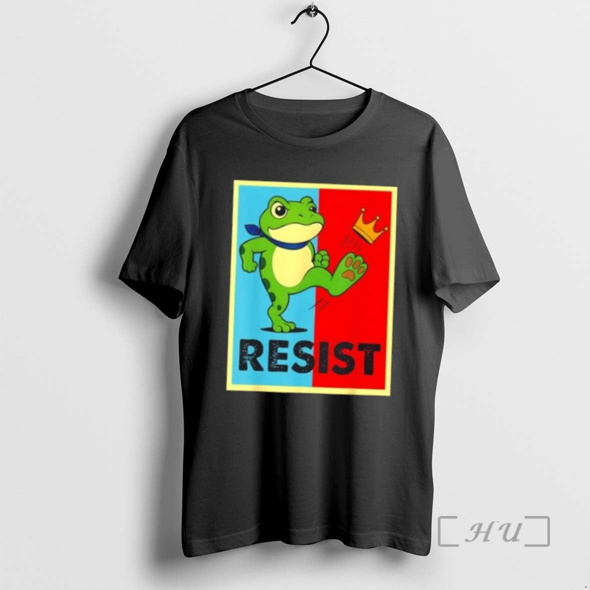 Trending Frog Resist No Kings Crown Hoodie Designer Apparel