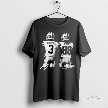 Trending George Pickens And Ceedee Lamb Duo Signatures Tee Retro