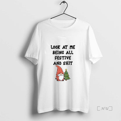 Trending Gnome Santa Tree Me Being All Festive And Shit Merry Long