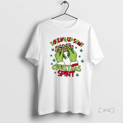 Trending Grinch Hand Rolling Up Some Spirit Long Sleeve Premium Art