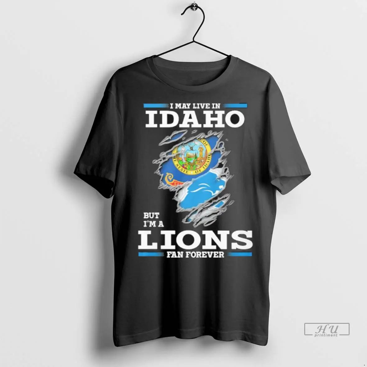Trending I May Live Idaho But Im Detroit Lions Forever Long Sleeve