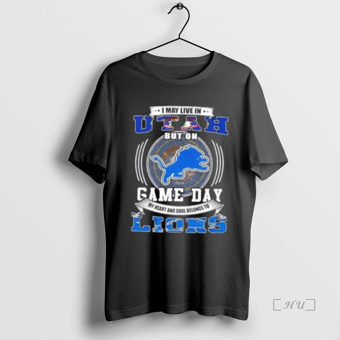 Trending I May Live Utah But Game Day Detroit Lions Football Premium