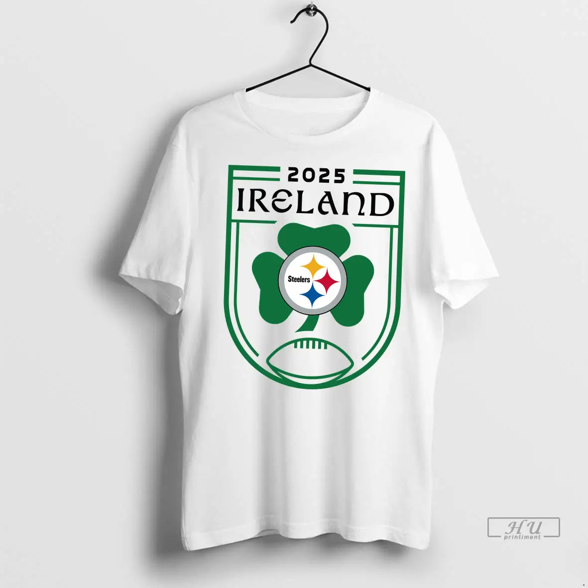 Trending Ireland Pittsburgh Steelers Dublin Game 2025 T Shirts Long