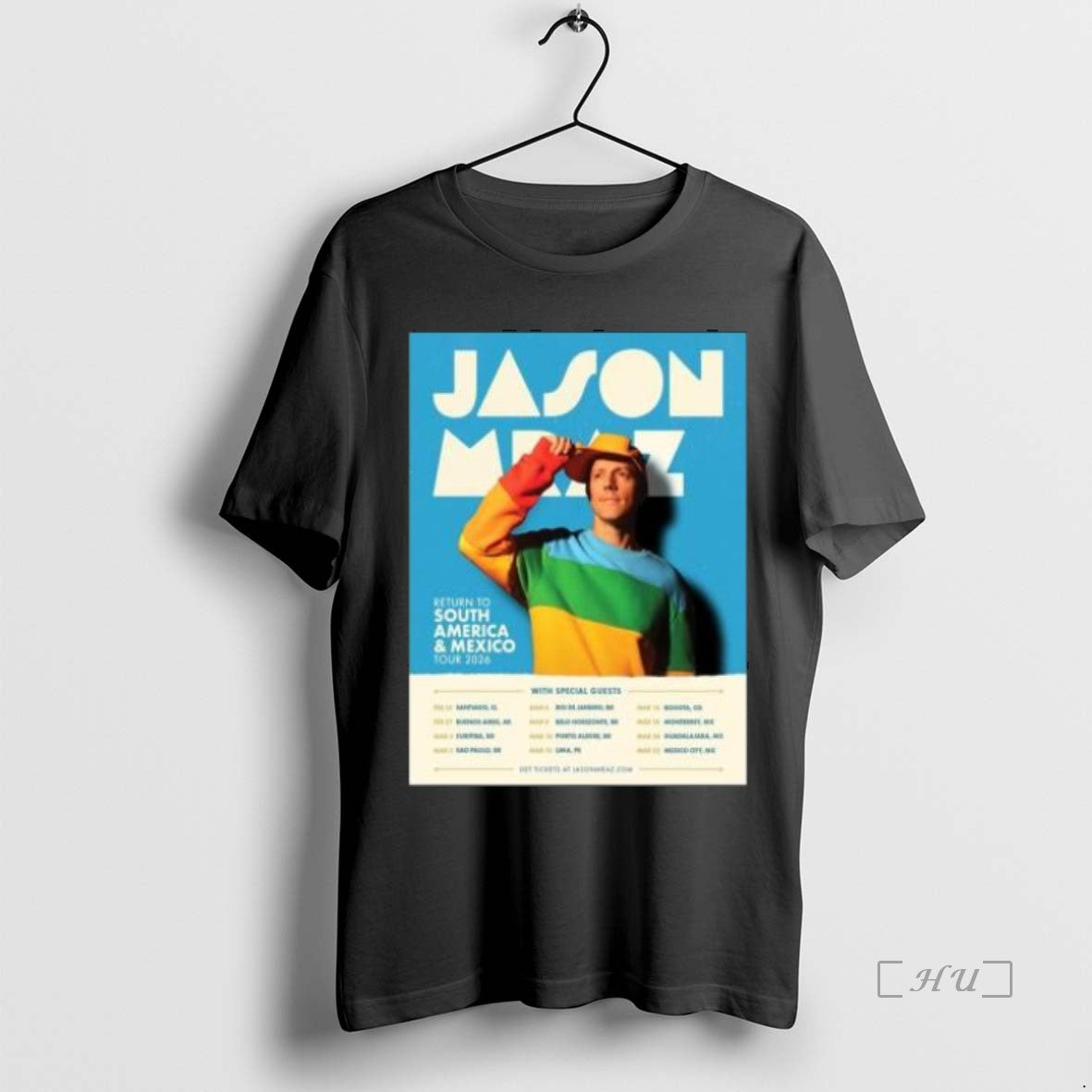 Trending Jason Mraz South America Mexico 2026 Tour Long Sleeve Trendy