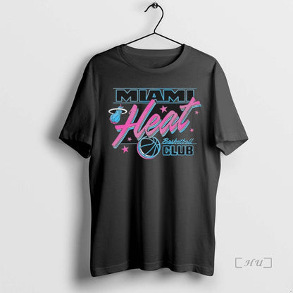 Trending Miami Heat Vice Nights Basketball Club Hoodie Retro Fashion
