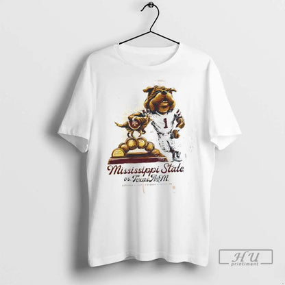 Trending Mississippi State Vs Texas Am Game Day 2025 Mascot T Shirts