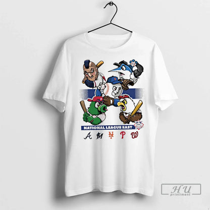 Trending National League East 2025 Mlb Postseason Mascot T Shirts Tee