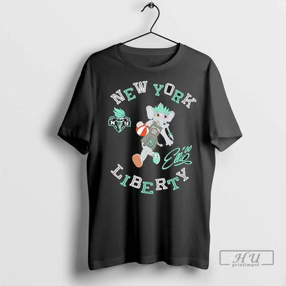 Trending New York Liberty Ellie Mascot Numero Uno Signature T Shirts