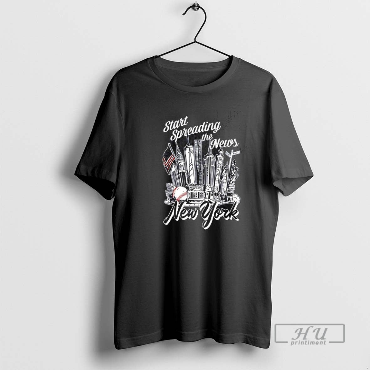 Trending New York Start Spreading News T Shirts Long Sleeve Retro
