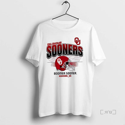 Trending Oklahoma Sooners Helmet Grid Football Sweatshirt Stylish