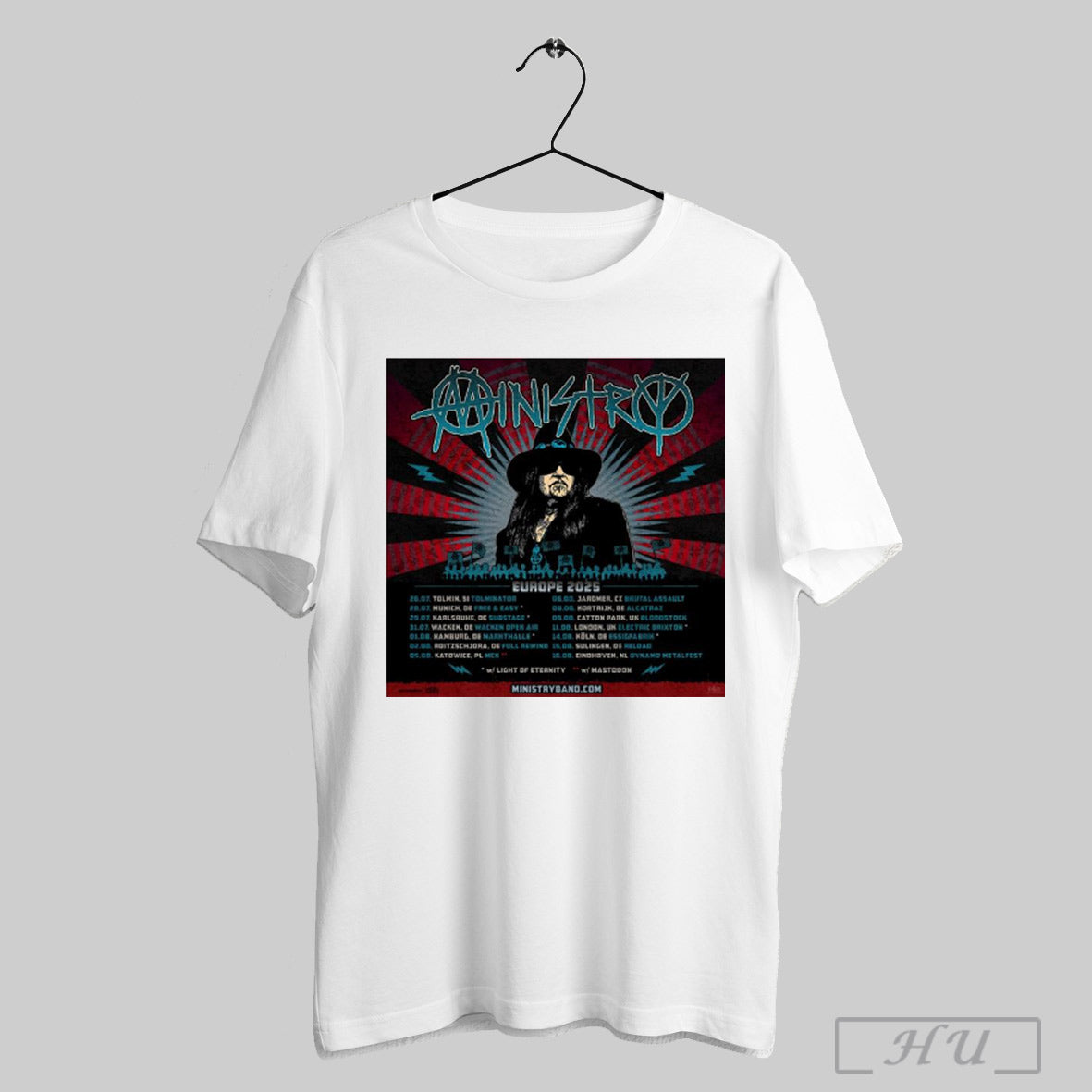 Trending Poster Ministry Summer Europe Tour 2025 Headline Shows Light