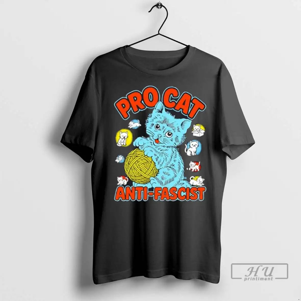 Trending Pro Cat Anti Fascist T Shirts Sweatshirt Elegant Outfit