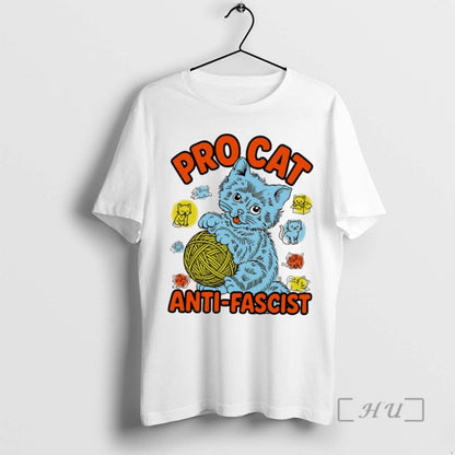 Trending Pro Cat Anti Fascist Emotions Shirt Retro Art