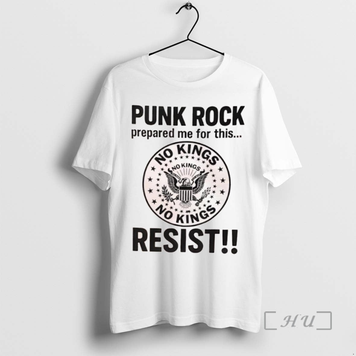 Trending Punk Rock Prepared Me This Resist No Kings Logo Sweatshirt