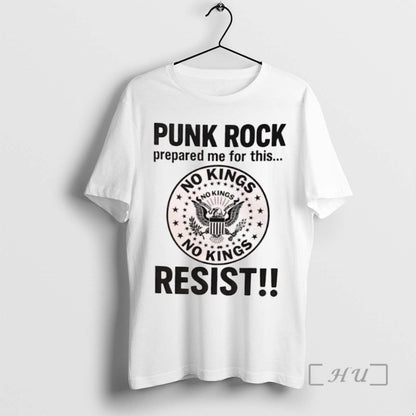 Trending Punk Rock Prepared Me This Resist No Kings Logo Sweatshirt