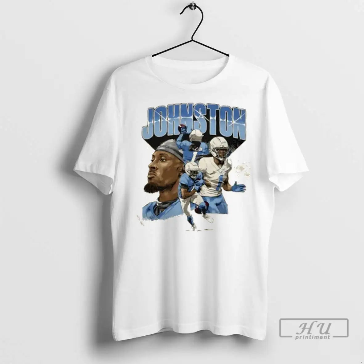 Trending Quentin Johnston Los Angeles Chargers Collage T Shirts Tee