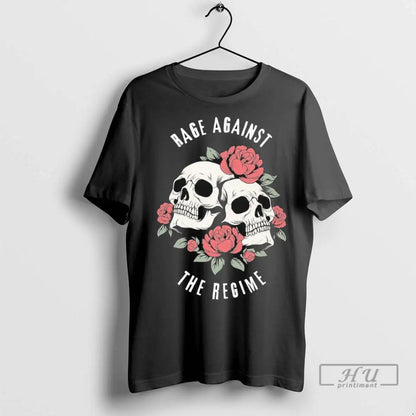 Trending Rage Against Regime Skulls T Shirts Shirt Premium Merch