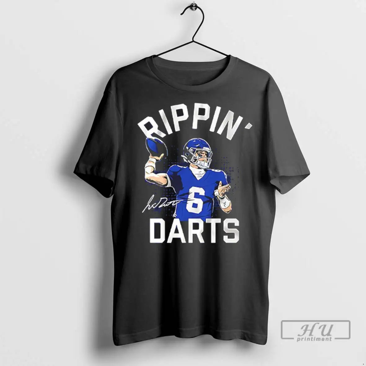 Trending Rippin Darts Jaxson Dart New York Giants Football Signature