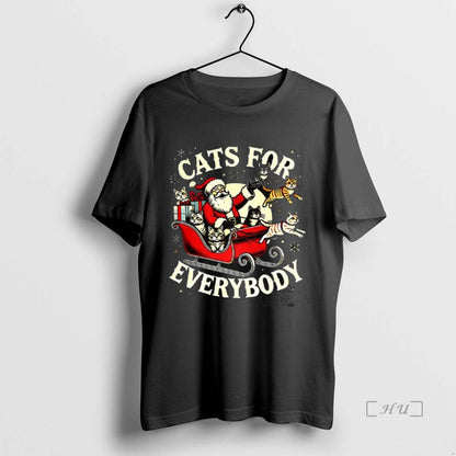 Trending Santa Claus Cats Everybody Cat Tank Top Elegant Collection
