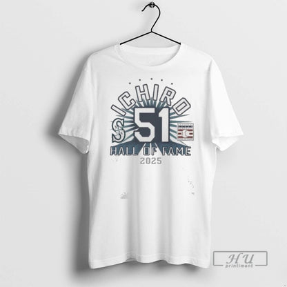 Trending Seattle Mariners Ichiro 2025 Hall Fame T Shirts Long Sleeve