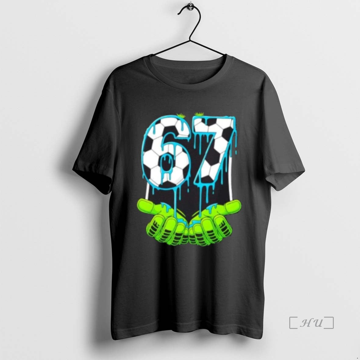 Trending Soccer 6 7 Six Seven Gen Alpha Meme Drip Shirt Classic Design