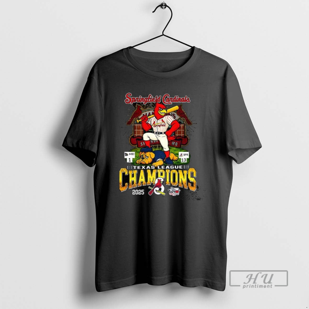 Trending Springfield Cardinals 2025 Texas League Champions Mascot T