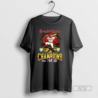 Trending Springfield Cardinals 2025 Texas League Champions Mascot T