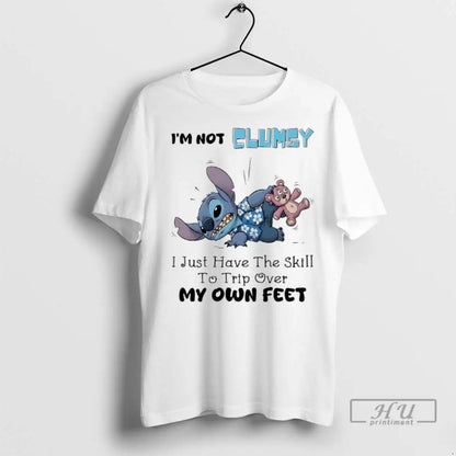 Trending Stitch And Teddy Bear Im Not Clumsy I Just Have Skill To