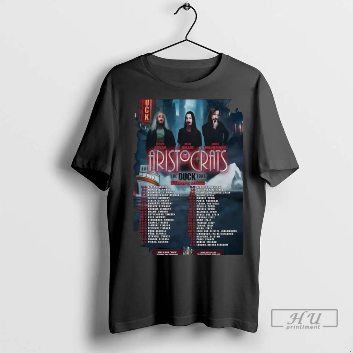 Trending Aristocrats Duck Tour Europe 2026 Long Sleve T Shirts TShirt