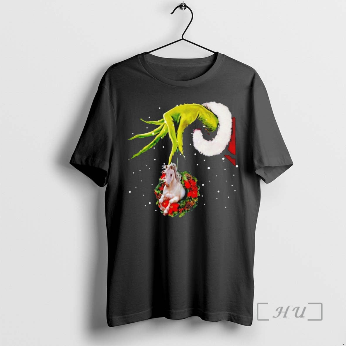 Trending Grinch Hand Horse Hoodie Retro Fashion