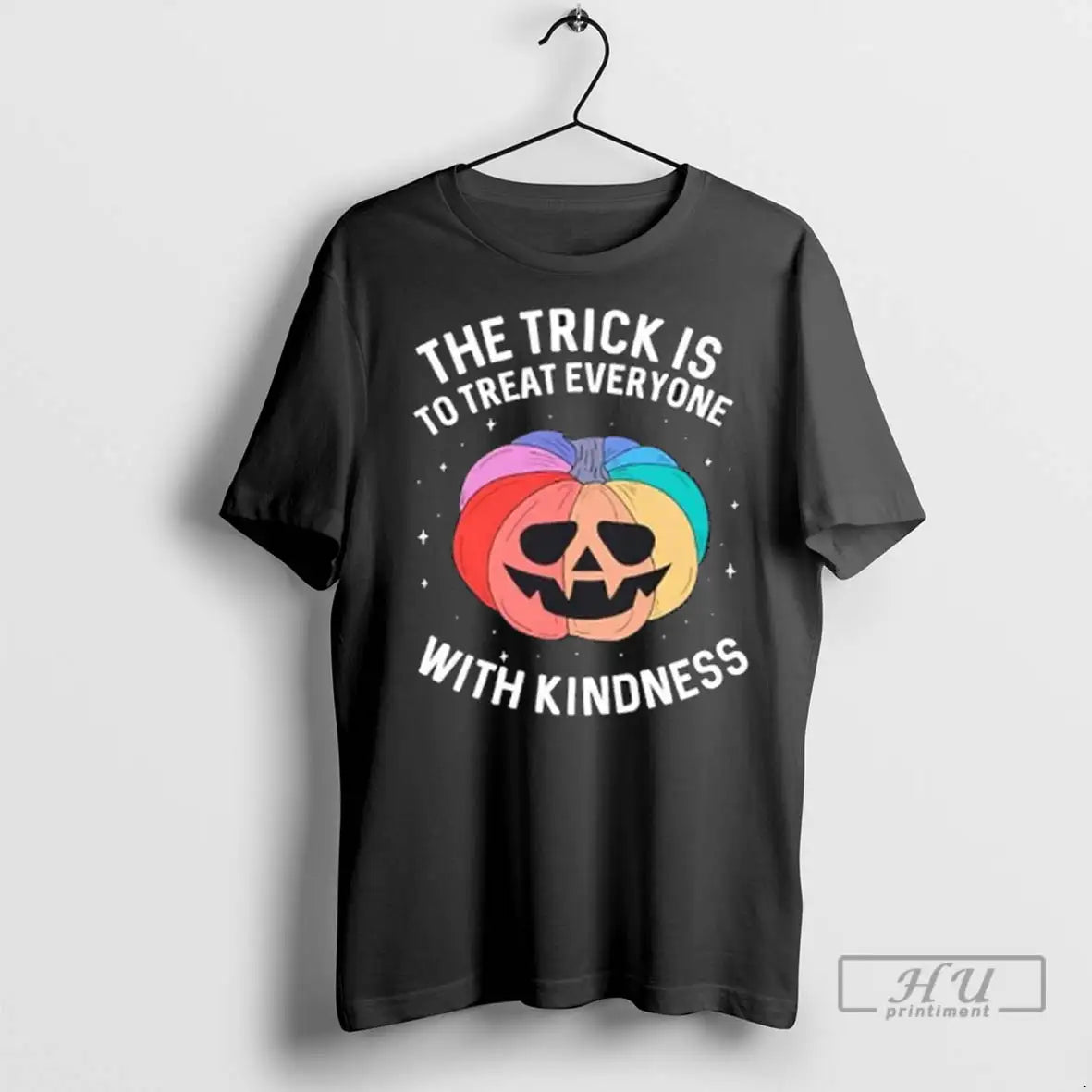 Trending Trick Is To Treat Everyone Kindness Halloween T Shirts Long