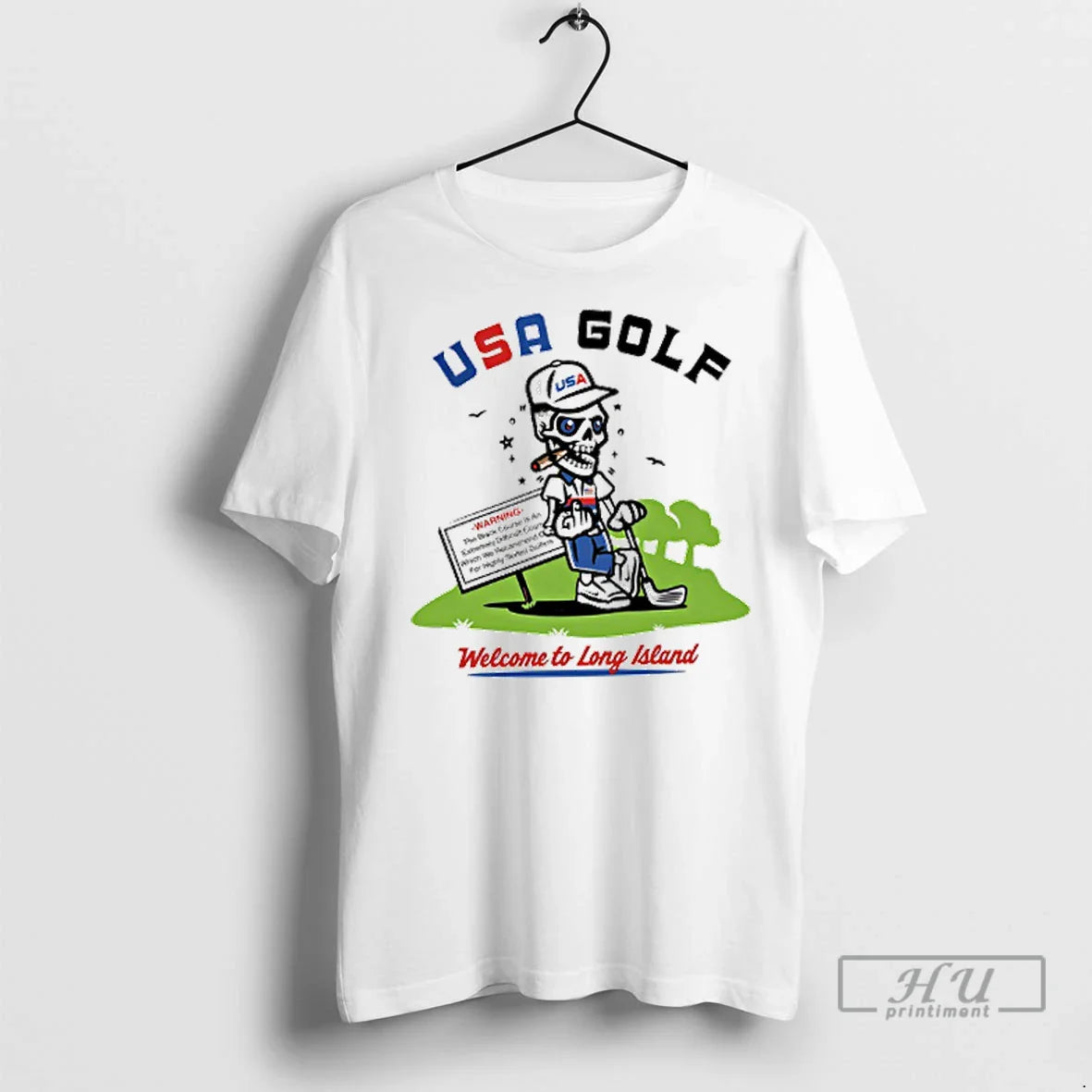 Trending Usa Golf Welcome To Long Island Shooter Mcgavin Skeleton T