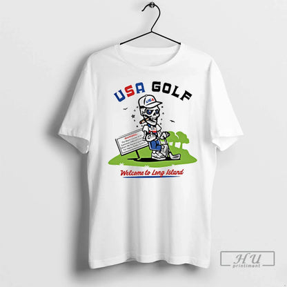 Trending Usa Golf Welcome To Long Island Shooter Mcgavin Skeleton T