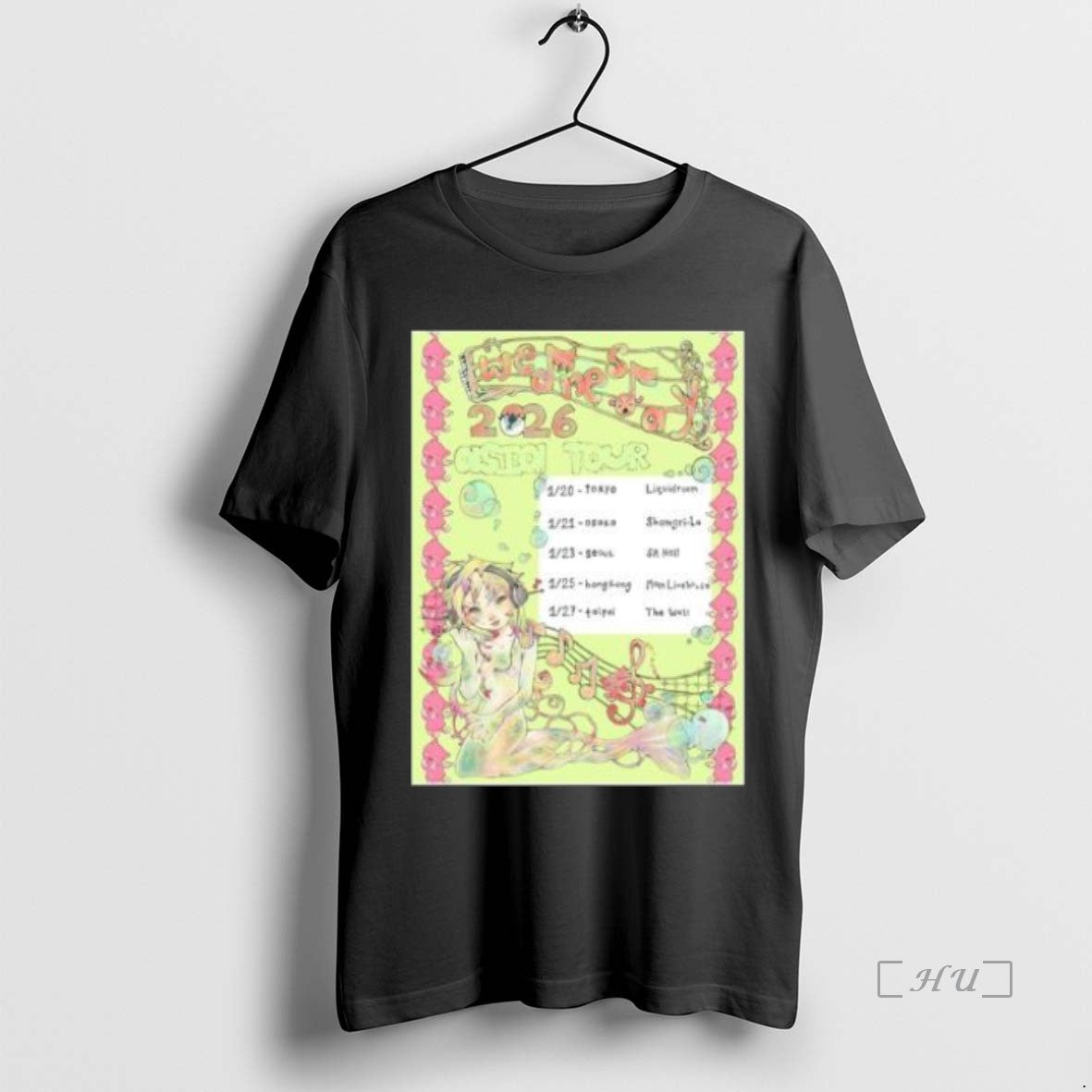 Trending Wednesday Asia Tour 2026 Sweatshirt Elegant Outfit