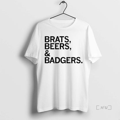 Trending Wisconsin Brats Beers And Badgers Sweatshirt Designer Merch
